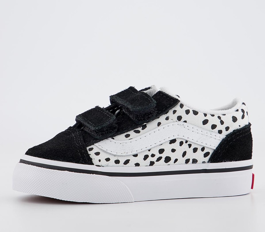 Vans Old Skool Trainers Dalmation μαύρο αληθινό λευκό
