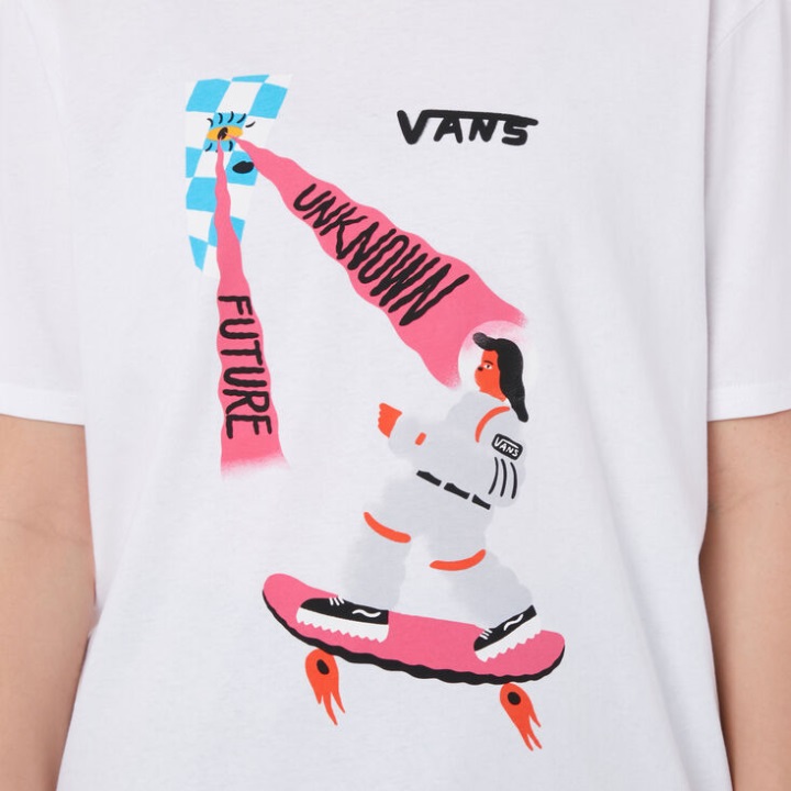 Vans Otw Art συλλογή Nichinichi μπλουζάκι λευκό