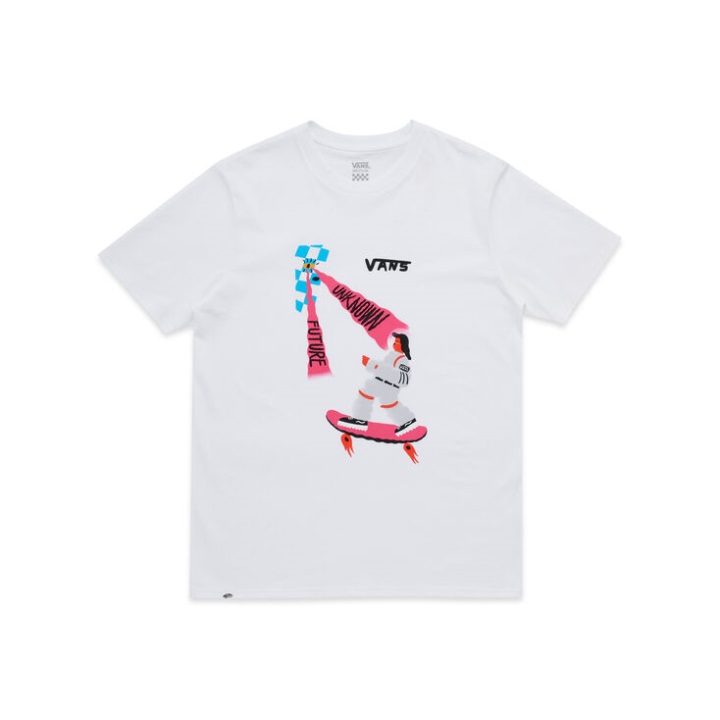 Vans Otw Art συλλογή Nichinichi μπλουζάκι λευκό