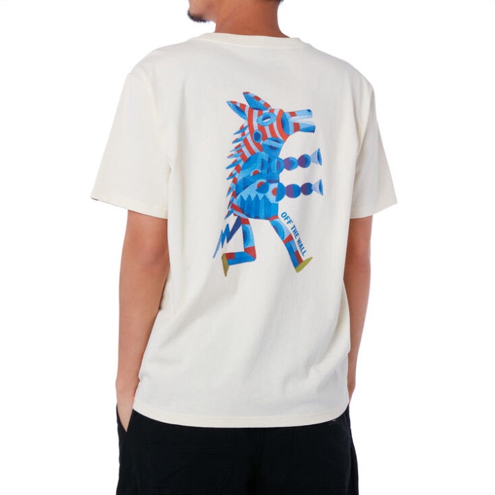 Vans Otw συλλογή τέχνης Donald Abraham T-shirt αντίκα λευκό