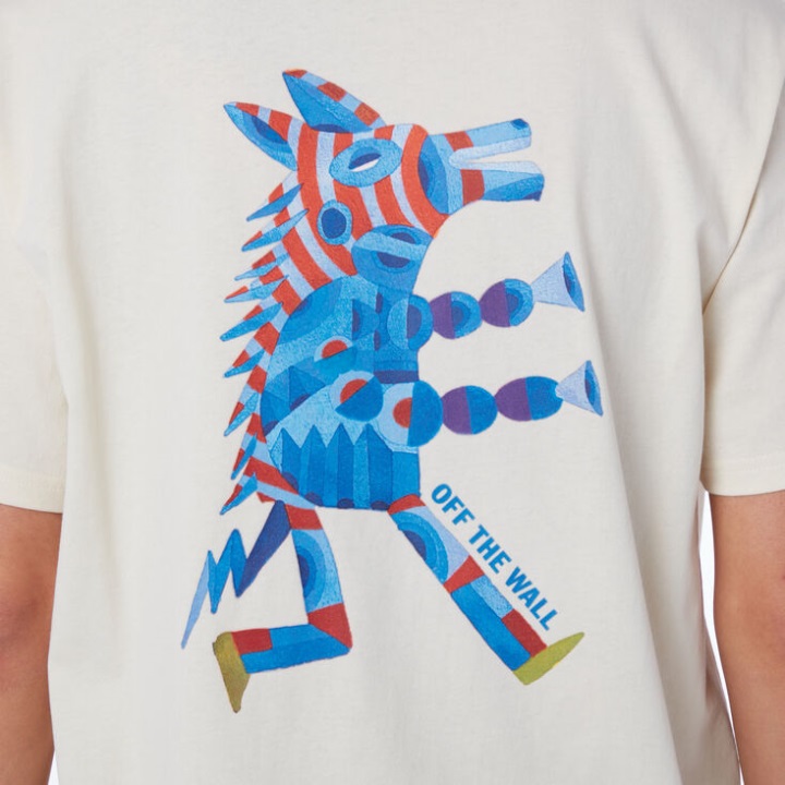 Vans Otw συλλογή τέχνης Donald Abraham T-shirt αντίκα λευκό