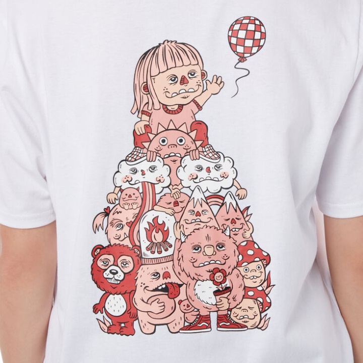 Vans Otw συλλογή τέχνης Mooncasket T-shirt λευκό