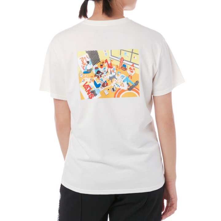 Vans Otw συλλογή τέχνης Tian Ran T-shirt Marshmallow