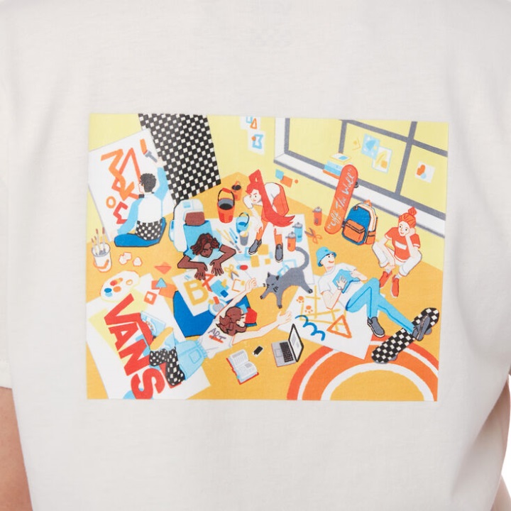 Vans Otw συλλογή τέχνης Tian Ran T-shirt Marshmallow