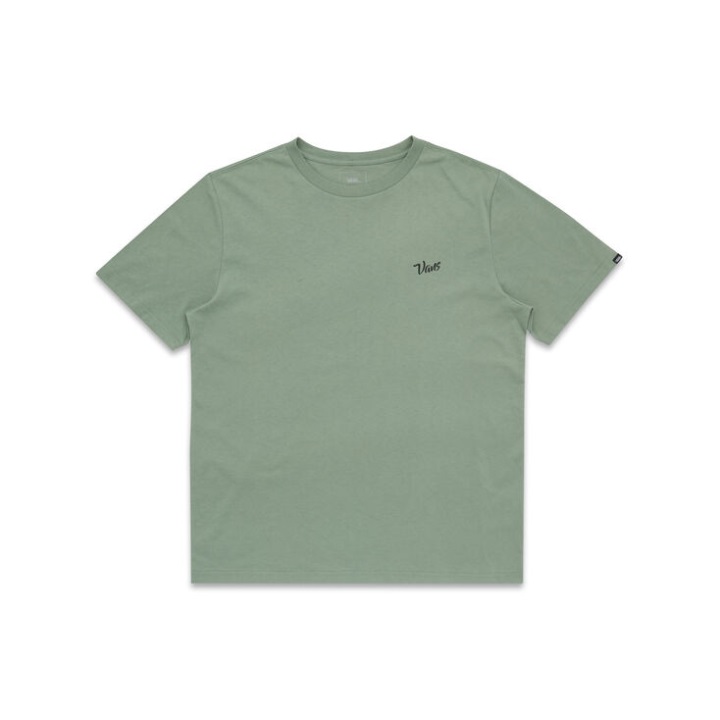 Vans Paisley Check T-shirt Hedge Green
