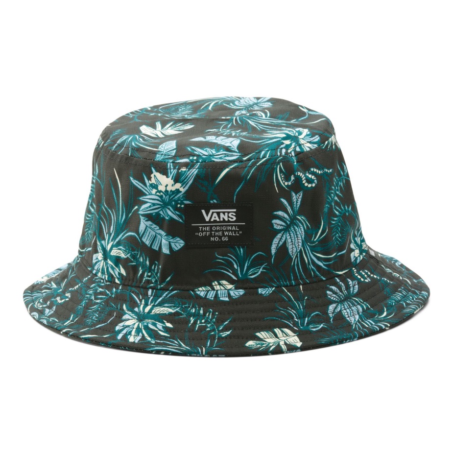 Vans Patch κουβά καπέλο μαύρο-βαθύ γαλαζοπράσινο