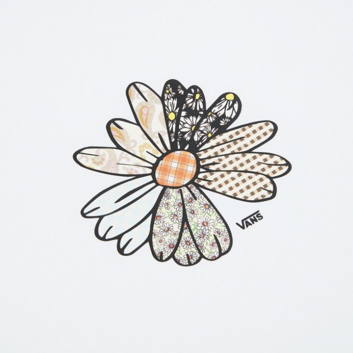 Vans Patchwork μαργαρίτα μπλουζάκι λευκό