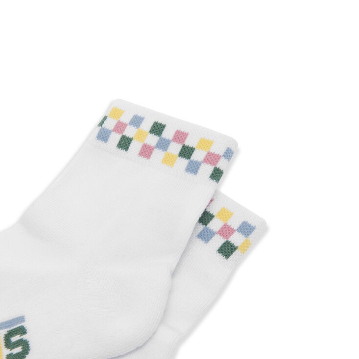 Vans Peek-a-check Crew κάλτσες 65-10 1pk White-ashley Blue