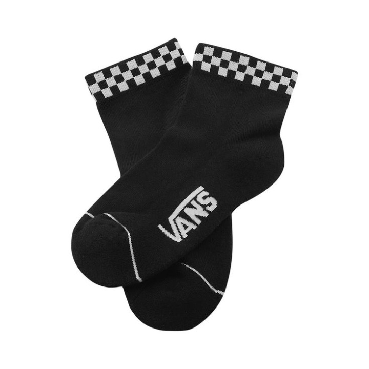 Vans Peek-a-check κάλτσες πληρώματος (μέγεθος 65-9 1 πακέτο) μαύρες