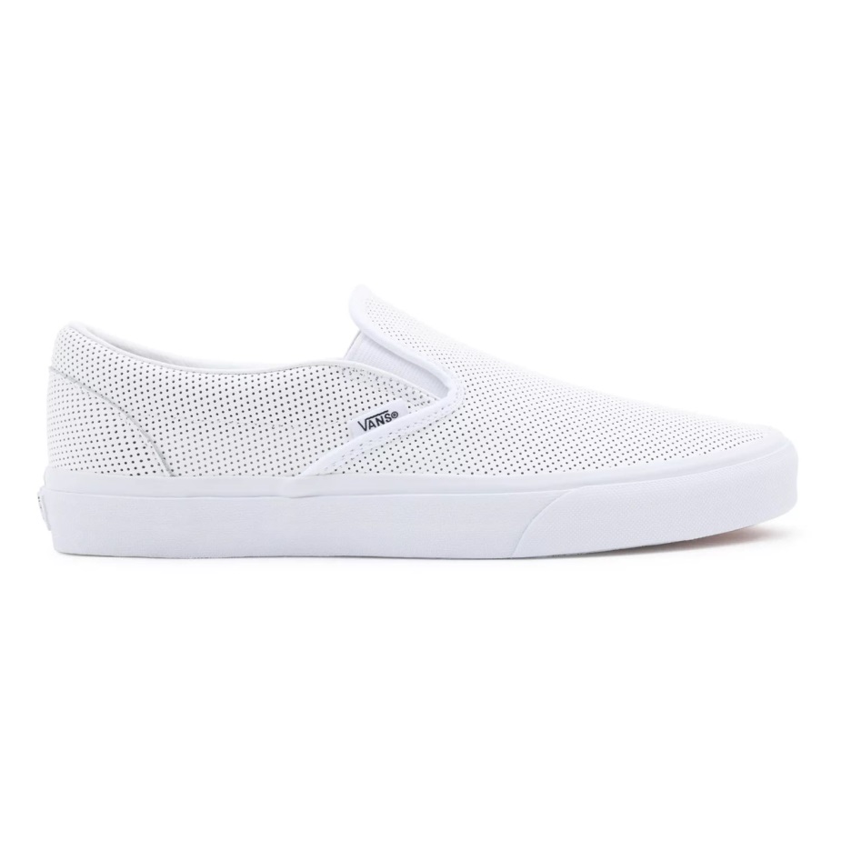 Vans Perf δερμάτινα κλασικά Slip-on παπούτσια λευκό