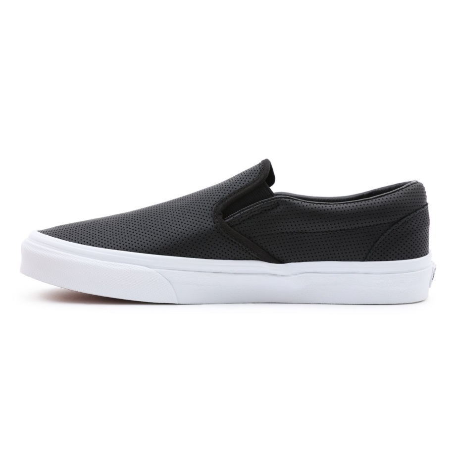 Vans Perf δερμάτινα κλασικά Slip-on παπούτσια μαύρα