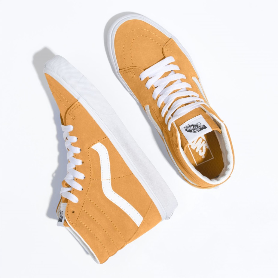 Vans Pig Suede Sk8-hi χρυσοκίτρινο