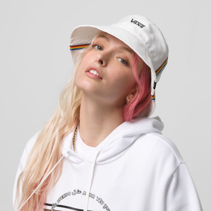 Vans Pride 22 Bucket καπέλο λευκό