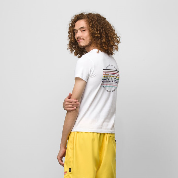Vans Pride 22 Crew T-shirt λευκό