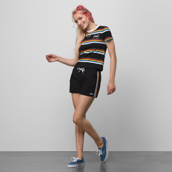 Vans Pride 22 υφαντό κοντό (sara Lorusso) μαύρο