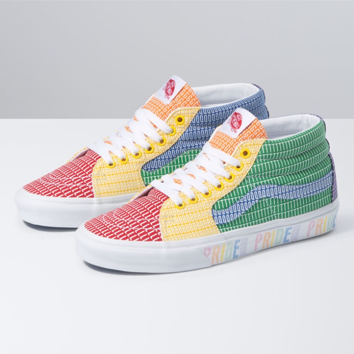 Vans Pride Sk8-mid Multi-true White