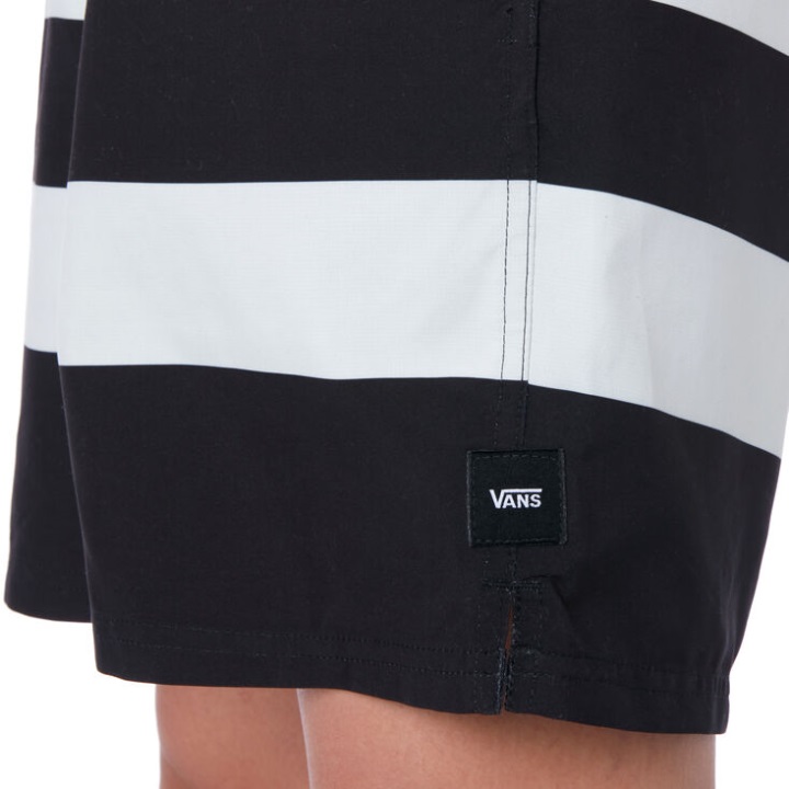 Vans Pride Stripe Volley Boardshort μαύρο-ουράνιο τόξο