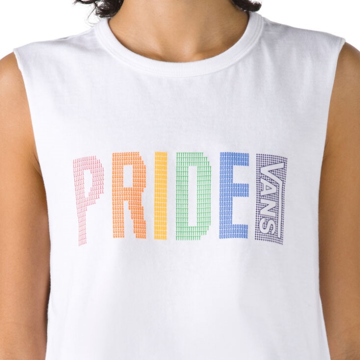 Vans Pride μυϊκή δεξαμενή λευκό