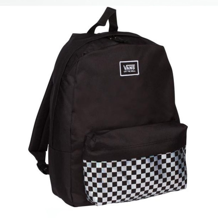 Vans Realm Classic σακίδιο πλάτης μαύρο-ιριδίζον-τσεκ