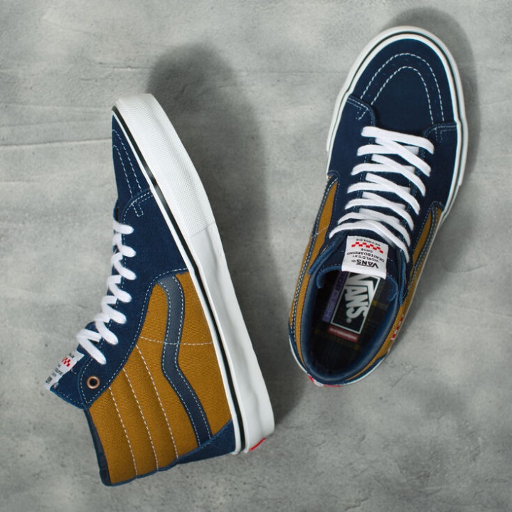 Vans Reynolds Skate Sk8-hi Navy-καφέ