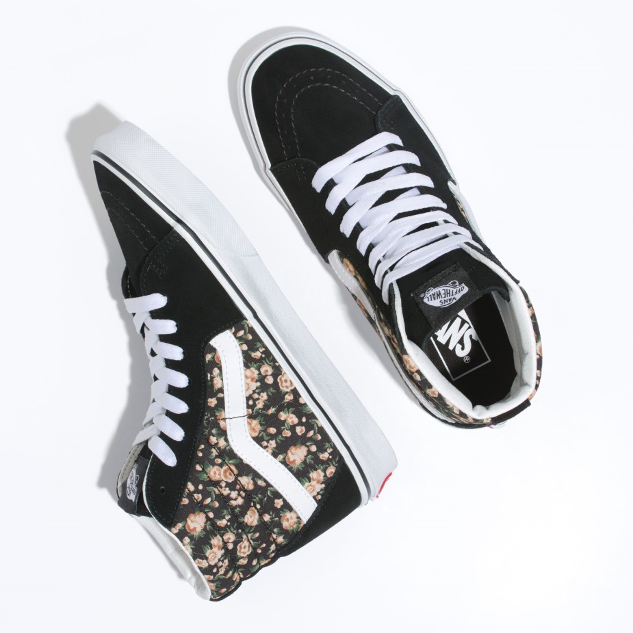 Vans Rose Dreams Sk8-hi μαύρο-λευκό