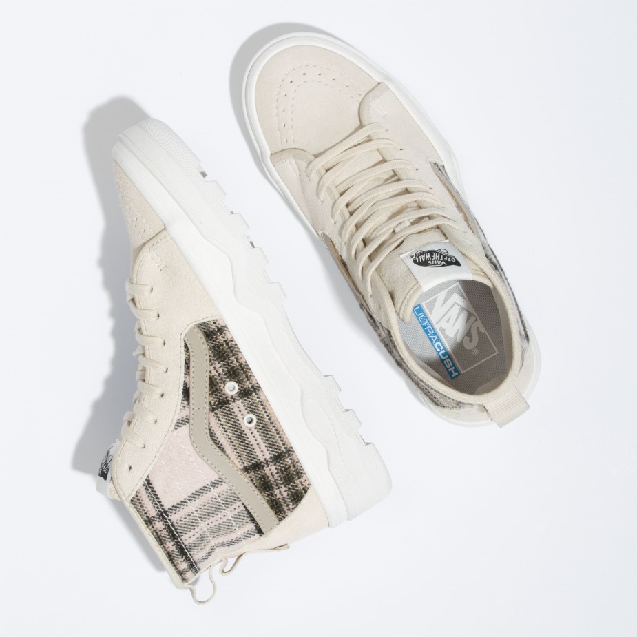 Vans Sentry Sk8-hi Wc καρό τρυγόνι