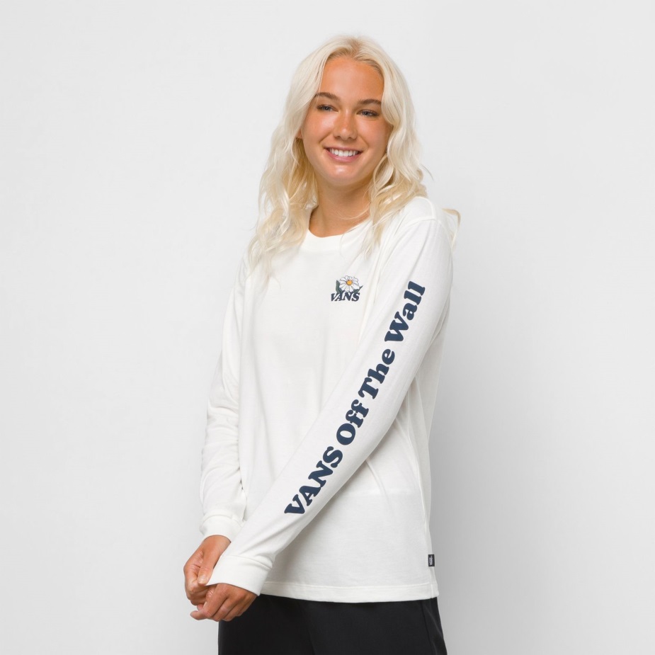 Vans Sevvy μακρυμάνικο Bff ​​tee Marshmallow