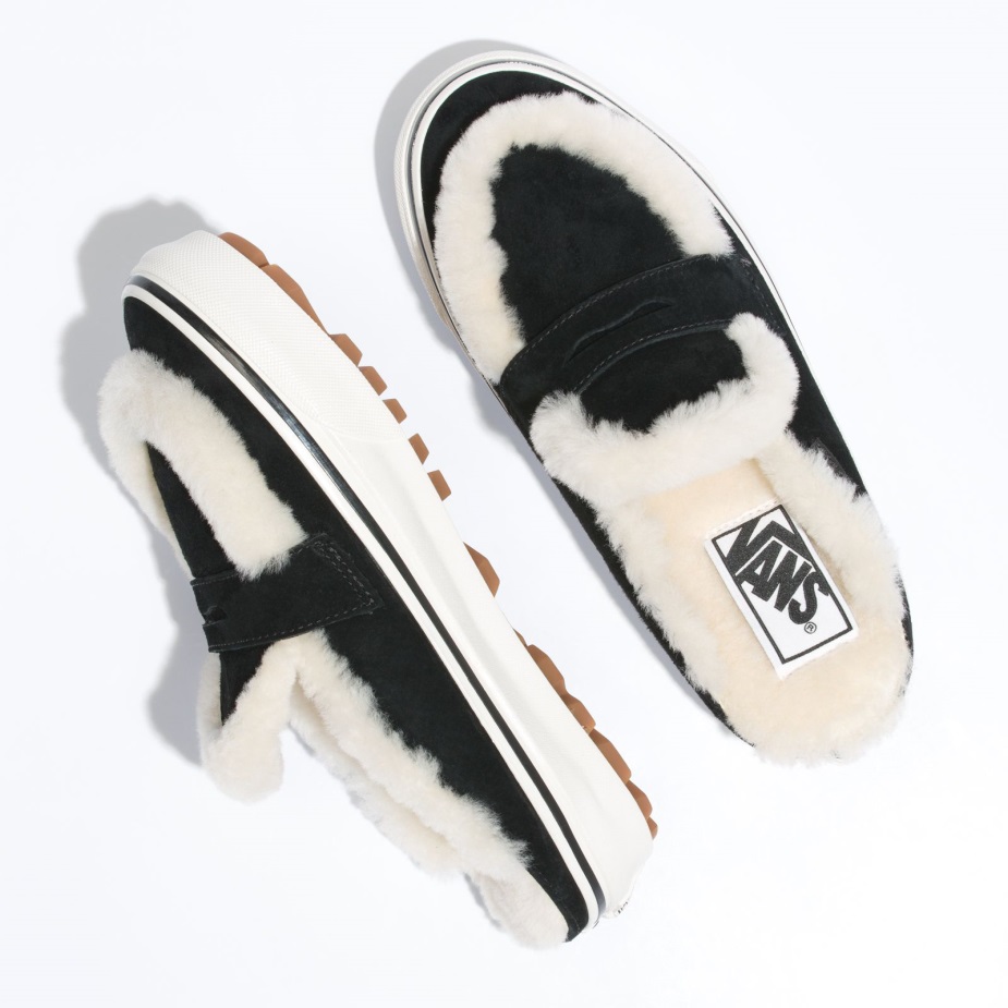Vans Shearling Style 53 Cozy Mule Dx Black-natural