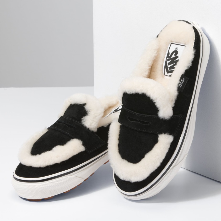 Vans Shearling Style 53 Cozy Mule Dx Black-natural