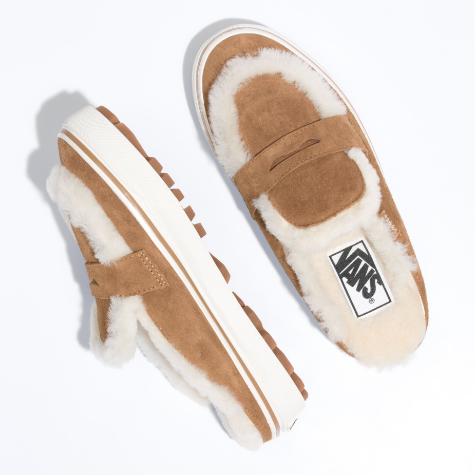 Vans Shearling Style 53 Cozy Mule Dx Chipmunk