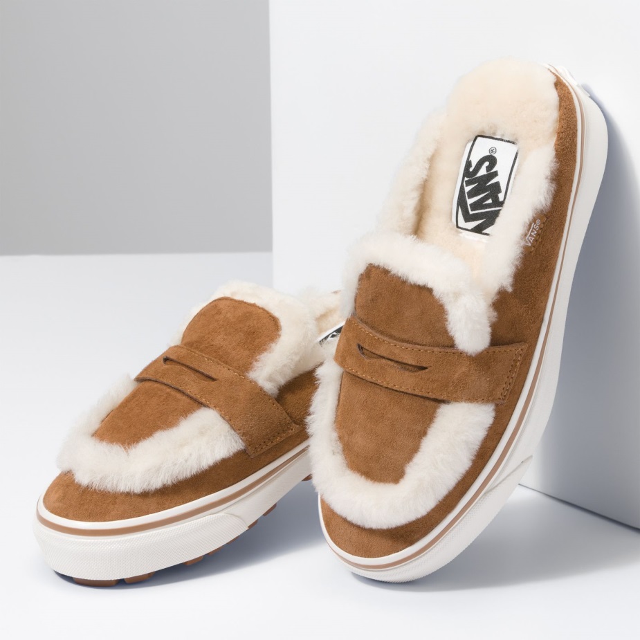 Vans Shearling Style 53 Cozy Mule Dx Chipmunk