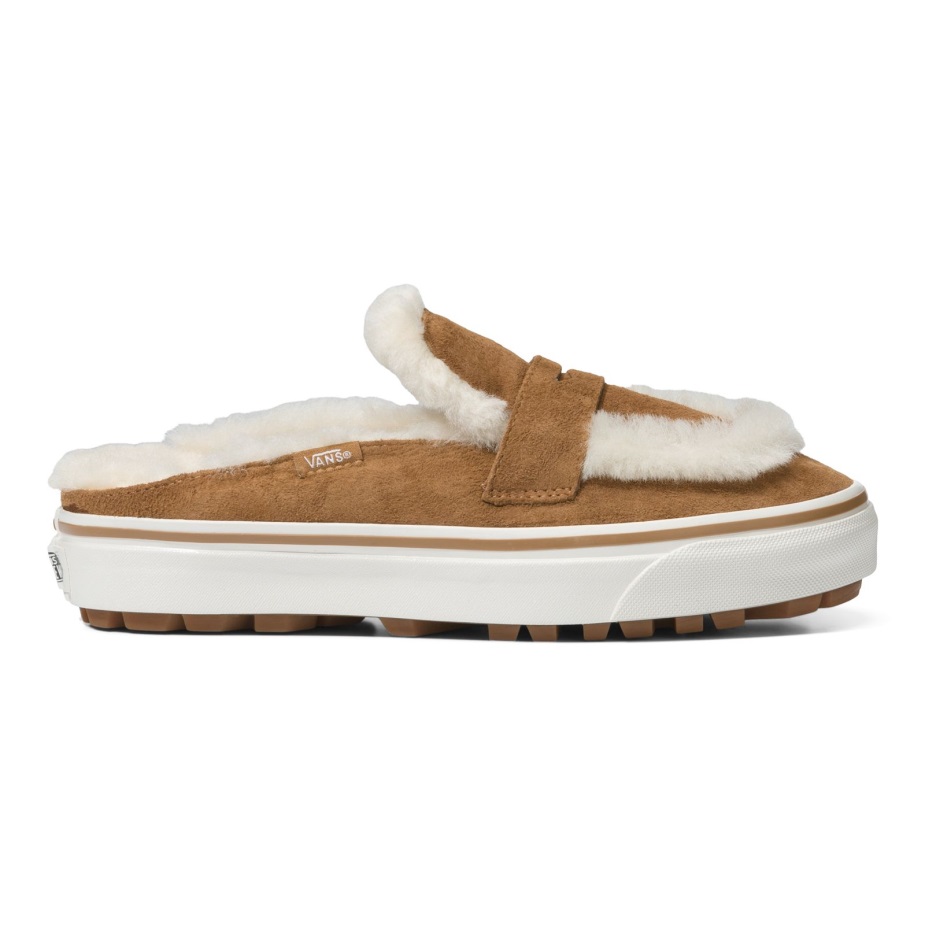 Vans Shearling Style 53 Cozy Mule Dx Chipmunk