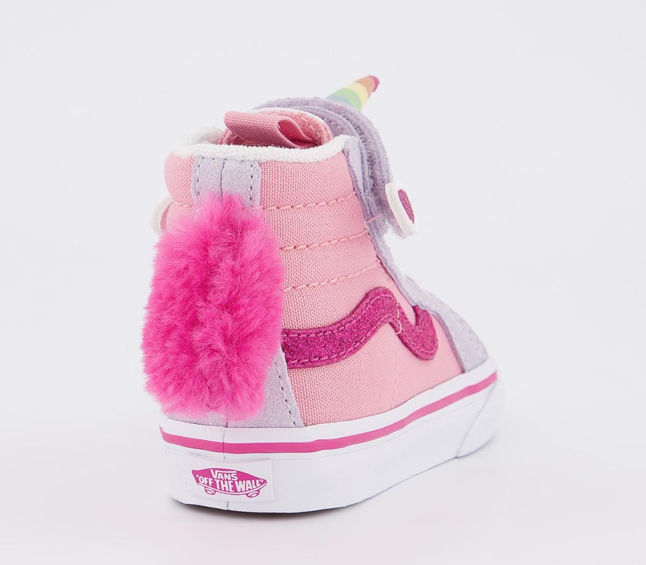 Vans Sk8 Hi Reissue Trainers Pink-blue Unicorn