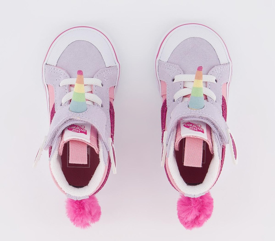 Vans Sk8 Hi Reissue Trainers Pink-blue Unicorn