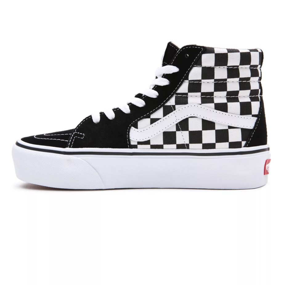 Vans Sk8-hi Platform 20 παπούτσια μαύρο-άσπρο