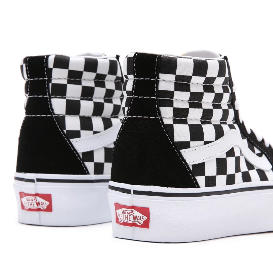Vans Sk8-hi Platform 20 παπούτσια μαύρο-άσπρο