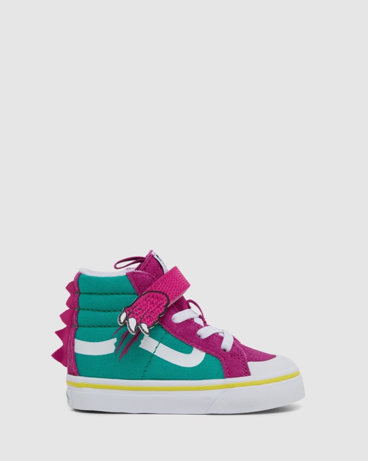 Vans Sk8-hi Reissue V Dino Infant μωβ-πράσινο