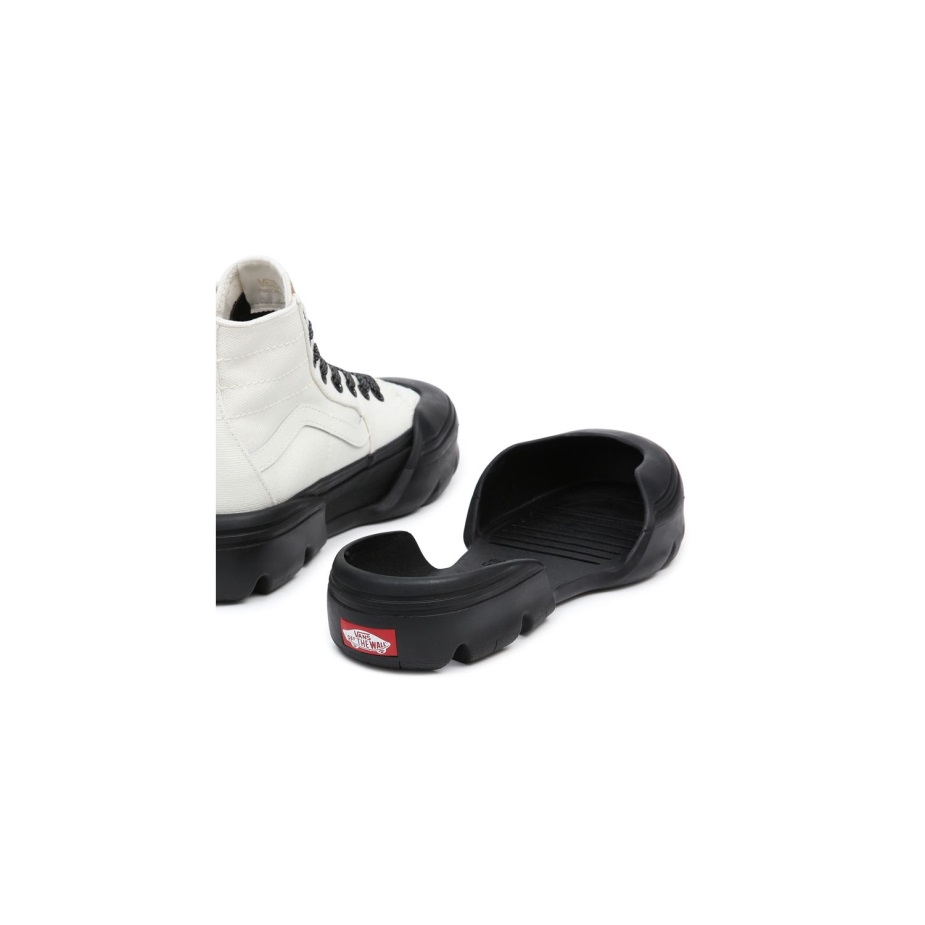 Vans Sk8-hi κωνικά αρθρωτά παπούτσια λευκά