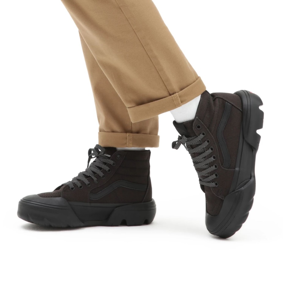 Vans Sk8-hi κωνικά αρθρωτά παπούτσια μαύρα