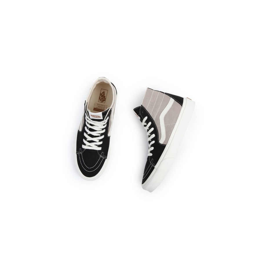 Vans Sk8-hi κωνικά παπούτσια μαύρο-γκρι