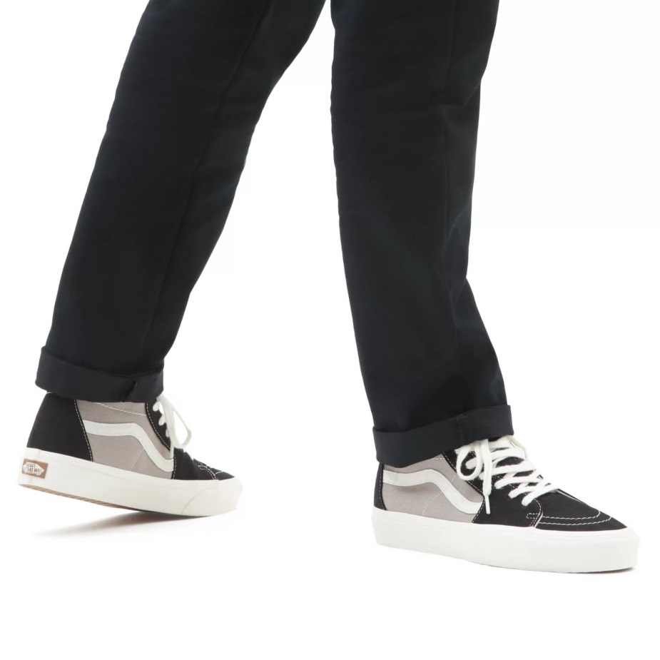 Vans Sk8-hi κωνικά παπούτσια μαύρο-γκρι