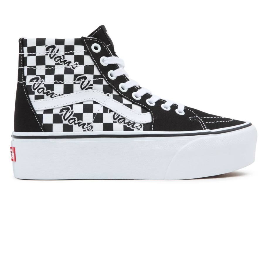 Vans Sk8-hi κωνικά παπούτσια στοίβας μαύρα