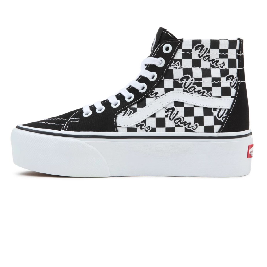 Vans Sk8-hi κωνικά παπούτσια στοίβας μαύρα