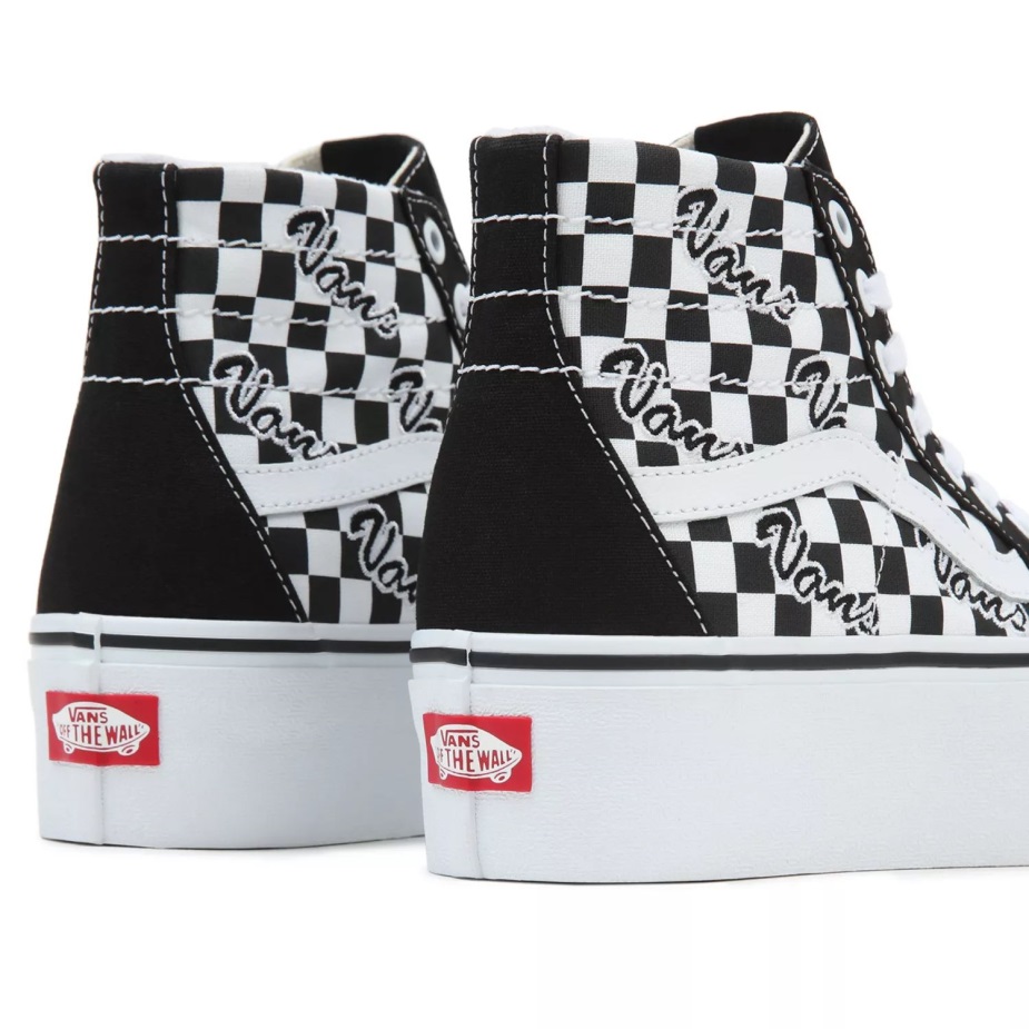 Vans Sk8-hi κωνικά παπούτσια στοίβας μαύρα