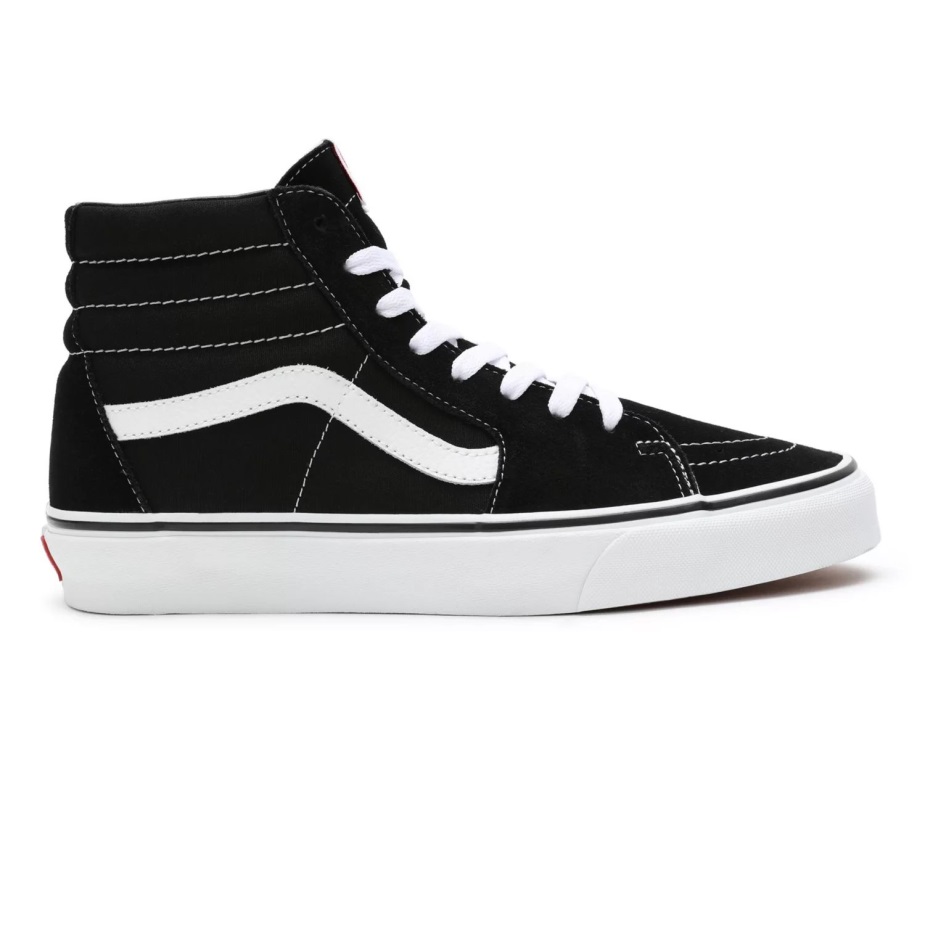 Vans Sk8-hi παπούτσια με φαρδιά εφαρμογή μαύρα