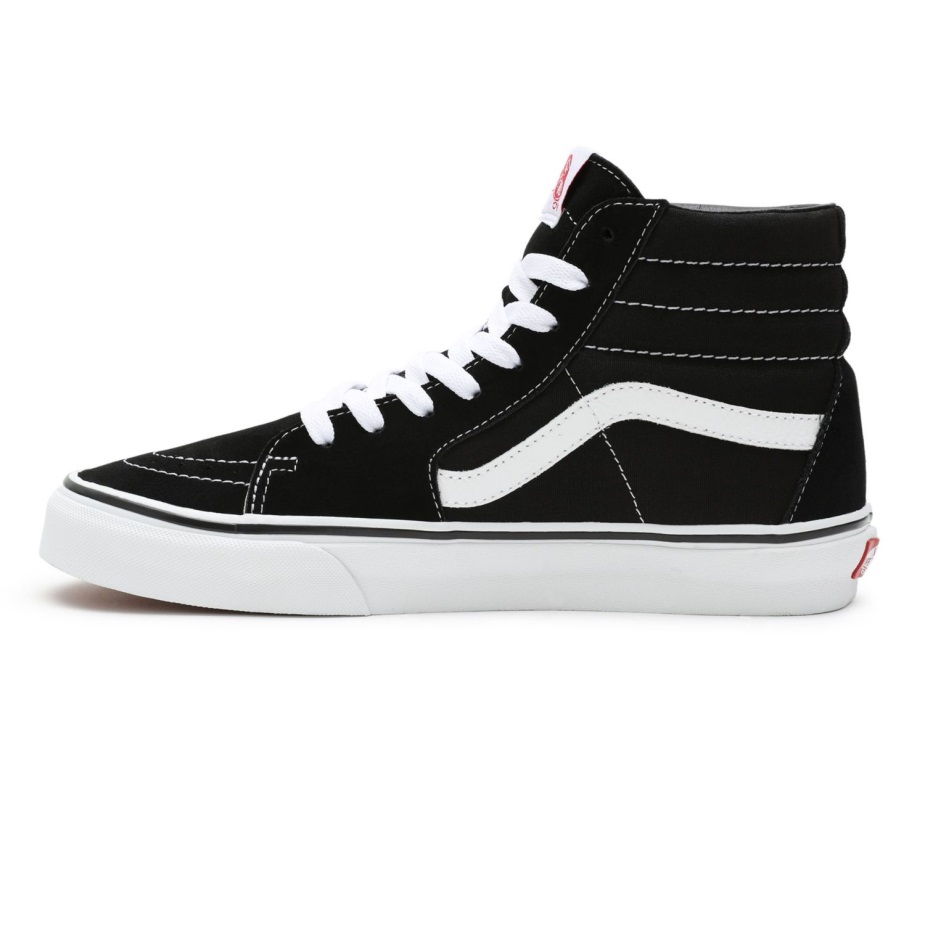 Vans Sk8-hi παπούτσια με φαρδιά εφαρμογή μαύρα