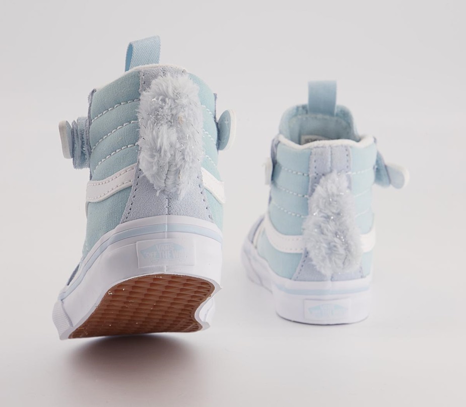 Vans Sk8 μεσαία επανέκδοση εκπαιδευτών για νήπια ευαίσθητος μπλε μονόκερος