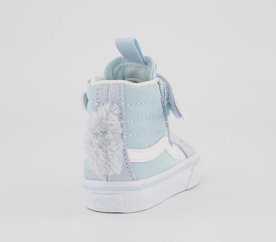 Vans Sk8 μεσαία επανέκδοση εκπαιδευτών για νήπια ευαίσθητος μπλε μονόκερος