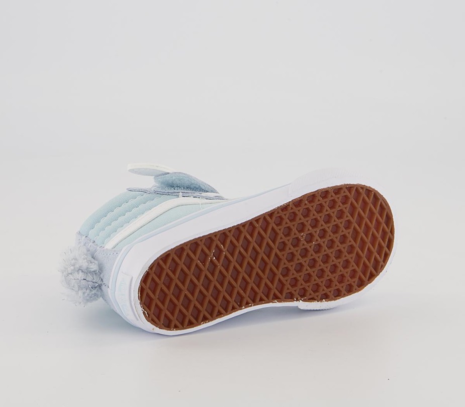 Vans Sk8 μεσαία επανέκδοση εκπαιδευτών για νήπια ευαίσθητος μπλε μονόκερος