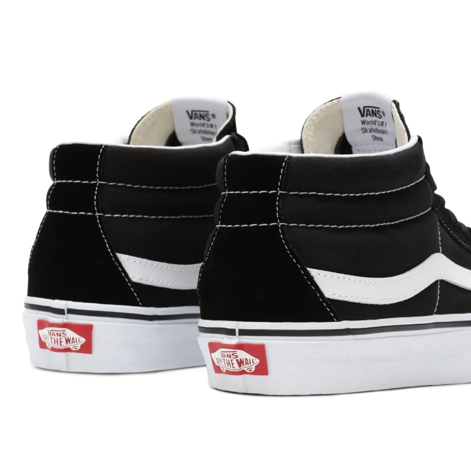 Vans Sk8-μεσαία επανέκδοση παπούτσια μαύρα